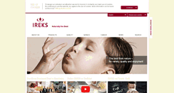 Desktop Screenshot of ireks.com